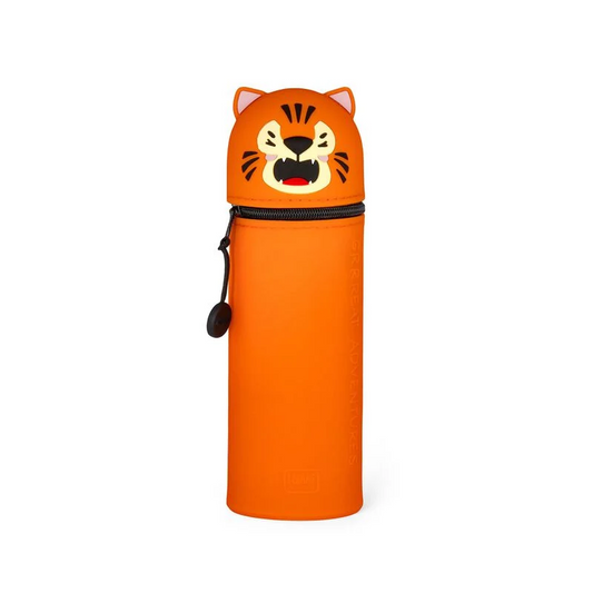 2-IN-1 SILICONE PENCIL CASE - KAWAII - TIGER