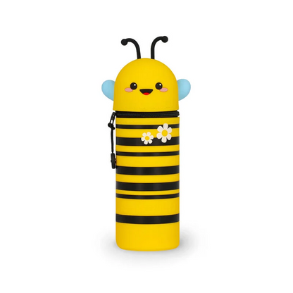 2-IN-1 SILICONE PENCIL CASE - KAWAII - BEE