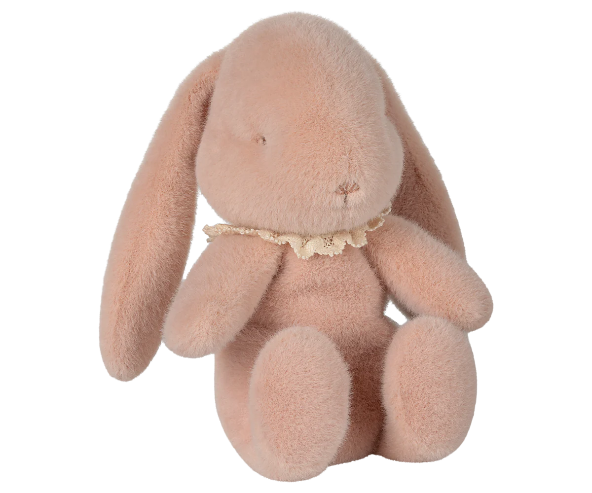 Œuf de Pâques avec lapin bunny - Rose poudre