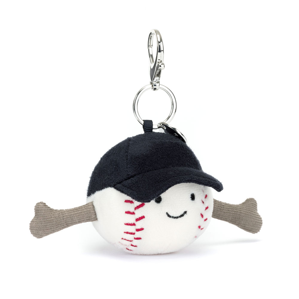 Amuseables Sports Baseball Bag Charm - 12cm x 6cm x 6cm