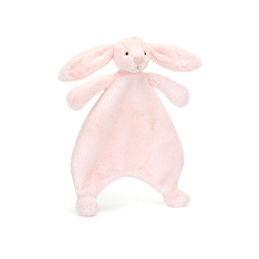 Bashful Pink Bunny Comforter - 27cm x 20cm x 7cm