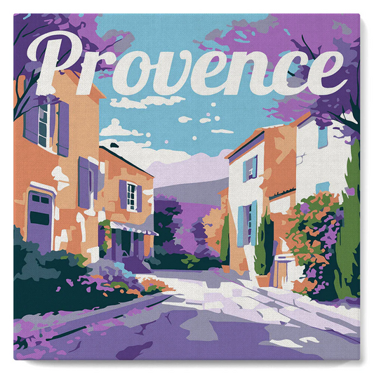 Mini Peinture par numéros Figured'Art - Printemps en Provence