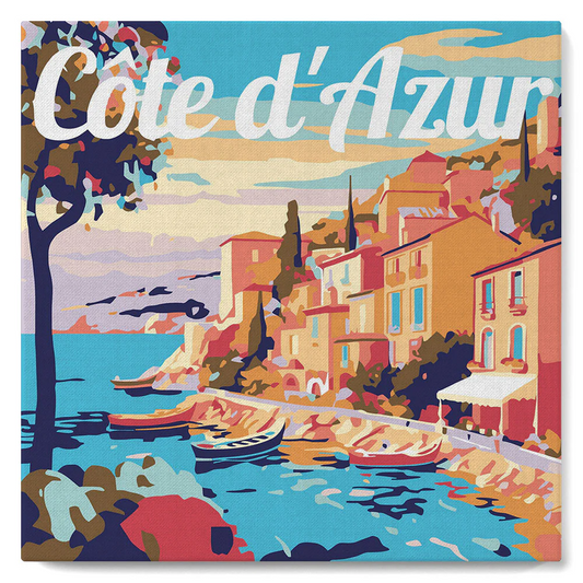 Mini Peinture par numéros Figured'Art - Côte d'Azur