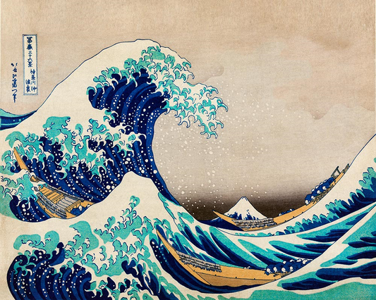 Peinture par numéros - La Grande Vague de Kanagawa - Katsushika Hokusaï