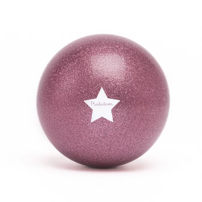 Ballon mouton pailleté 10 cm - Rose