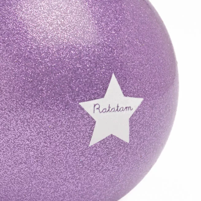 Ballon pailleté 22 cm - Violet