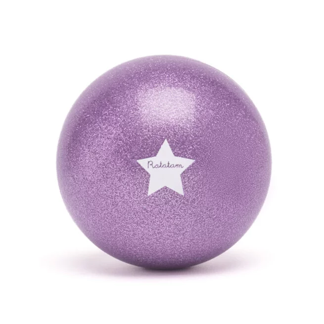 Ballon pailleté 22 cm - Violet