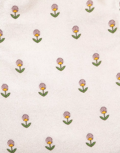 Babies - Combinaison Lili et son headband en éponge Fleurs douces Emile & Ida