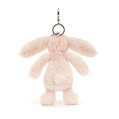Bashful Blush Bunny Bag Charm - 18cm x 5cm x 4cm