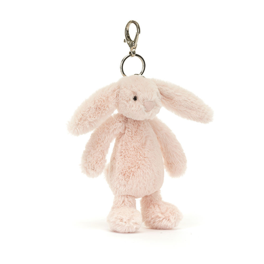 Bashful Blush Bunny Bag Charm - 18cm x 5cm x 4cm