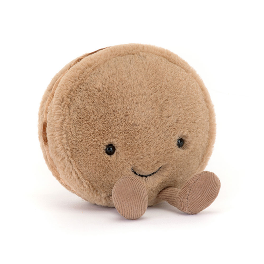 Amuseables Mona Macaron (Chocolate) - 12cm x 10cm x 5cm