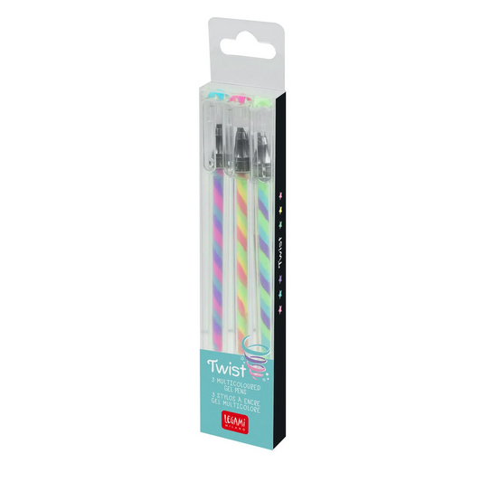 3 STYLOS À ENCRE GEL MULTICOL. - TWIST_KIT - MULTICOLOR