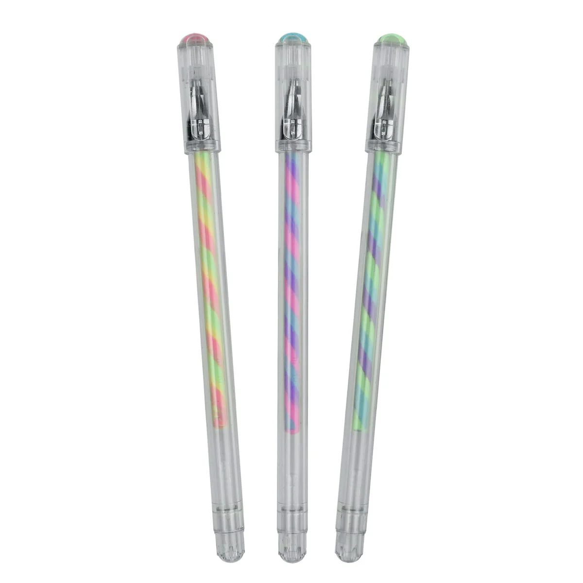 3 STYLOS À ENCRE GEL MULTICOL. - TWIST_KIT - MULTICOLOR