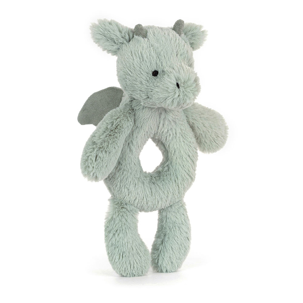 Bashful Dragon Ring Rattle - 18cm x 8cm x 2cm