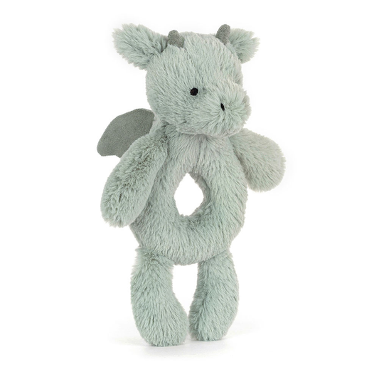 Bashful Dragon Ring Rattle - 18cm x 8cm x 2cm