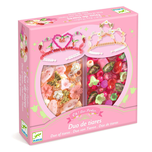 BIJOUX DUO - Duo de tiares, Rose