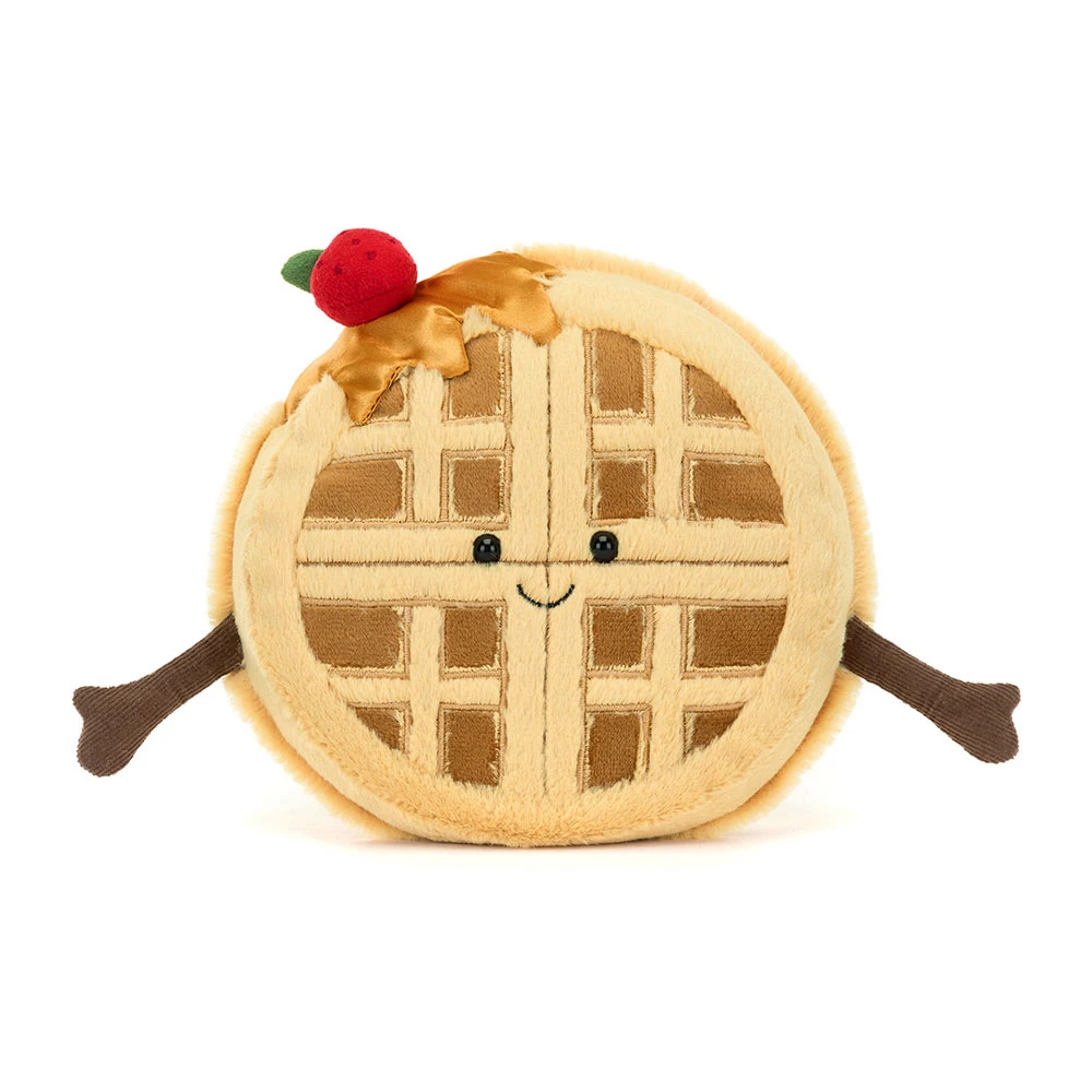 Amuseables Rene Waffle - 14cm x 15cm x 7cm