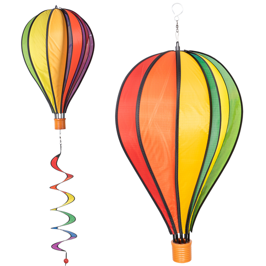Montgolfière moyenne multicolore