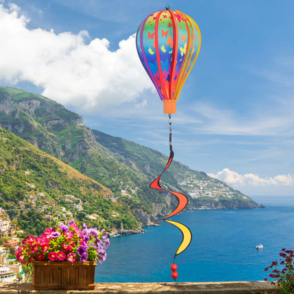 Montgolfière grande papillon
