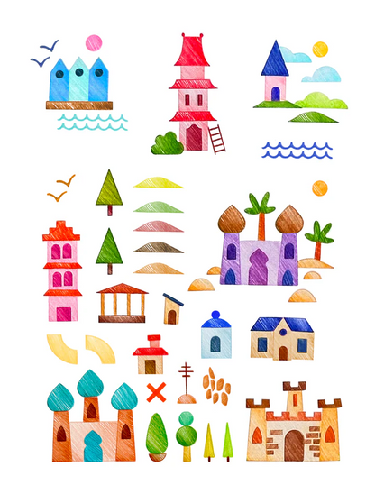 Pochoirs Maisons