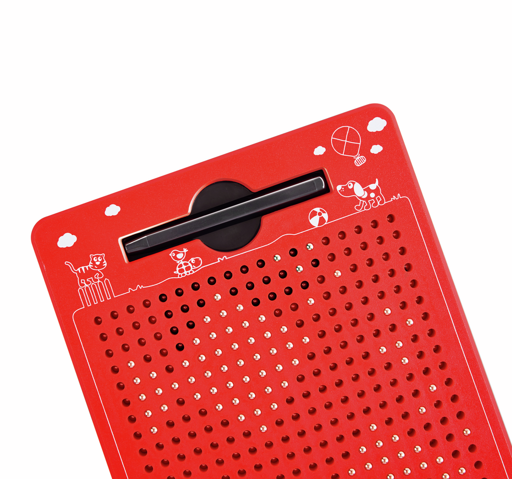 Petite tablette magnétique rouge