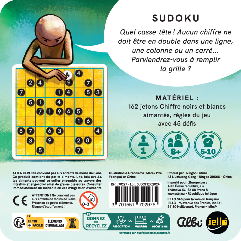Iello - Magnétique : Sudoku