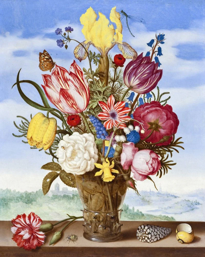 Broderie Point de croix Figured'Art - Bouquet de Fleurs - Ambrosius Bosschaert t