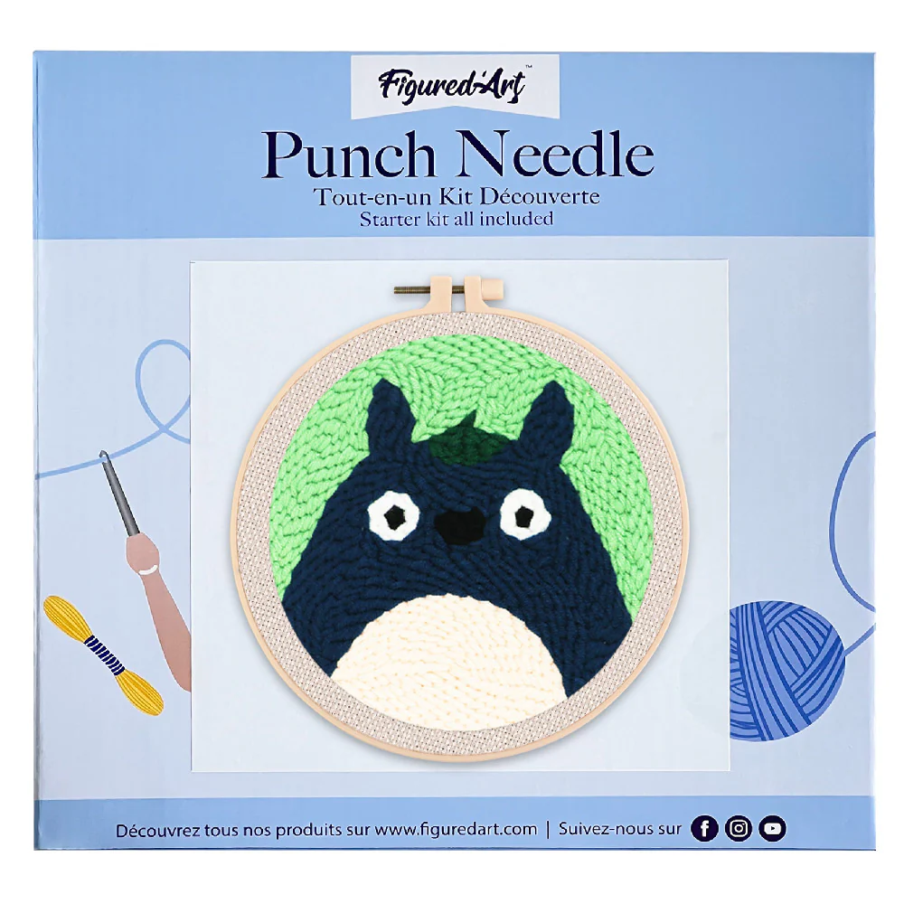 Punch needle Figured'Art - "TETE DE CHINCHILLA"