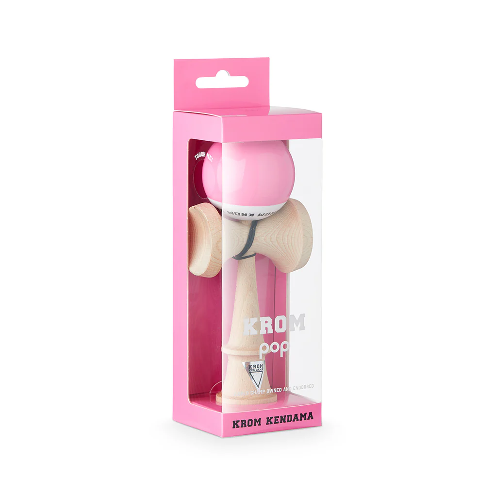 Jucarie de indemanare - Kendama Krom Pop LOL - Alb - Krom