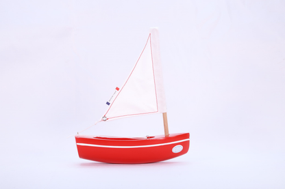 Bateau le Bâchi - 17 cm - Rouge
