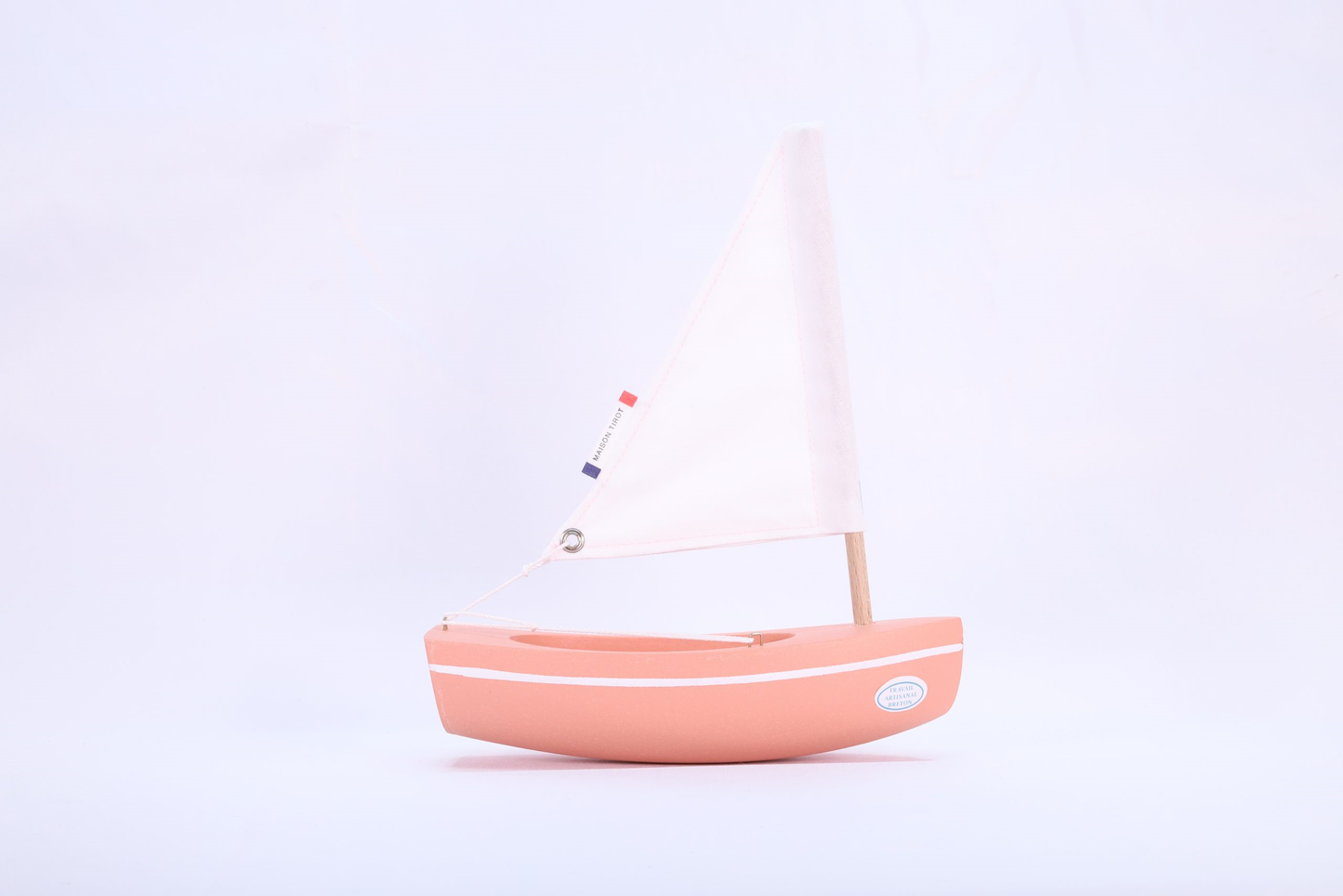 Bateau le Bâchi - 17 cm - Rose