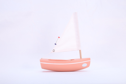 Bateau le Bâchi - 17 cm - Rose
