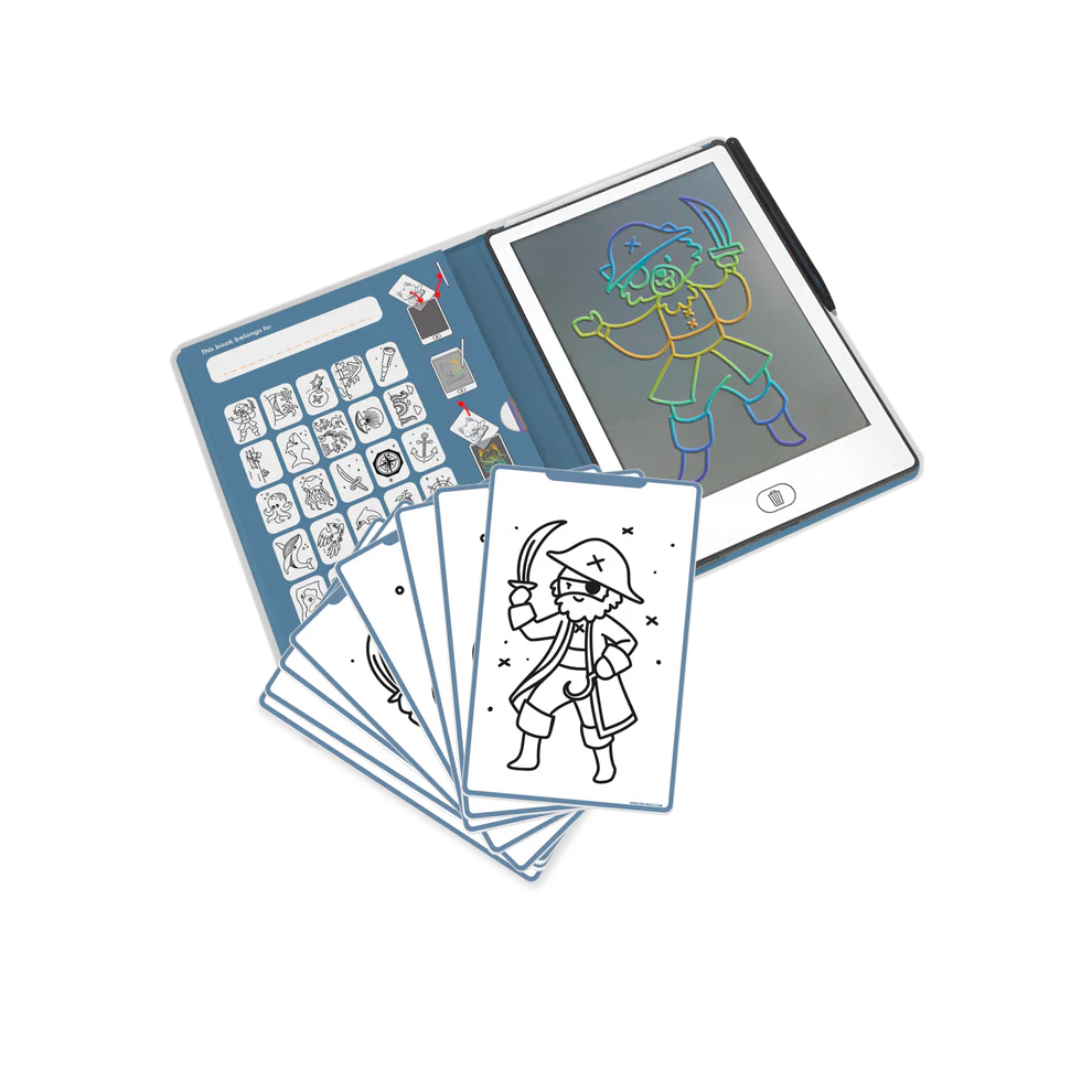 KIDYDRAW-MINI Tablette à dessin 30 Océans et pirates