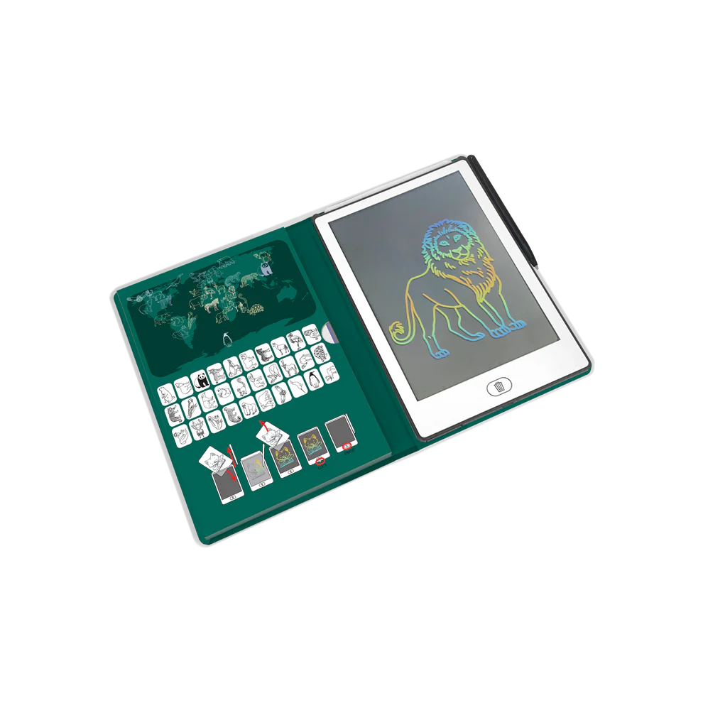 KIDYDRAW-MINI Tablette à dessin 30 Océans et Anilmals around the world