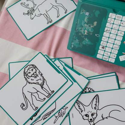 KIDYDRAW-MINI Tablette à dessin 30 Océans et Anilmals around the world