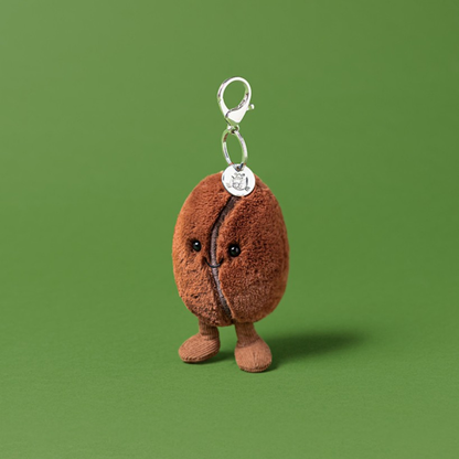 Amuseables Coffee Bean Bag Charm - 17cm x 7cm x 4cm