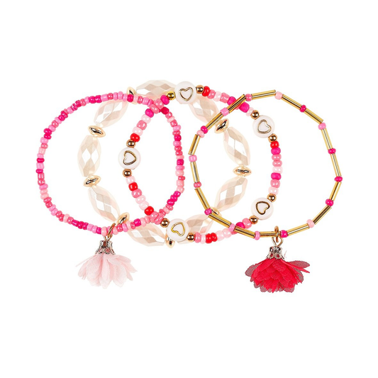 Bracelet Gina fleur rose