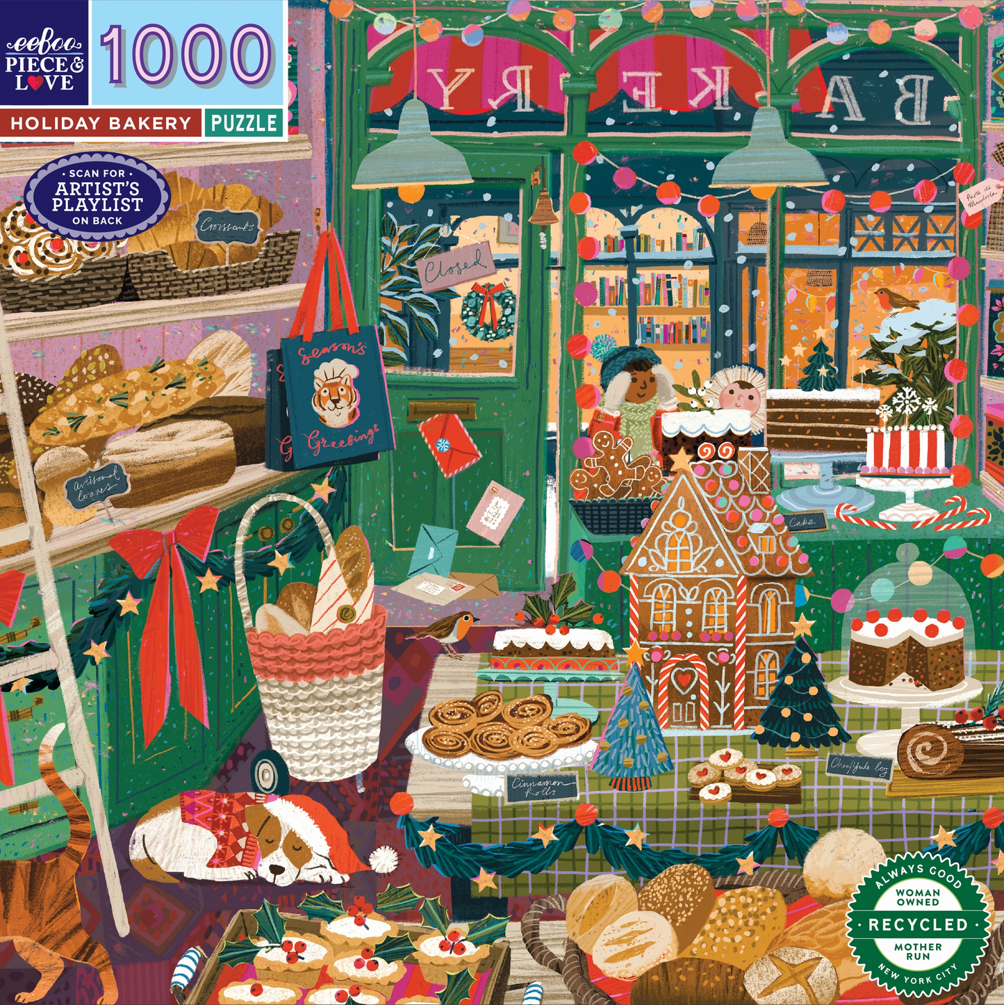 HOLIDAY BAKERY - Puzzle 1000 pièces Eeboo