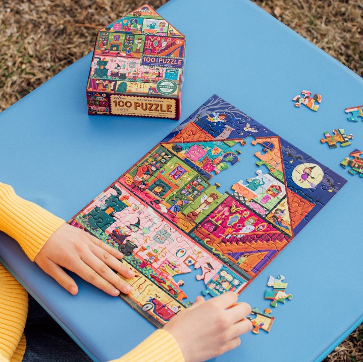 MAISON HANTEE - Puzzle 100 pièces Eeboo