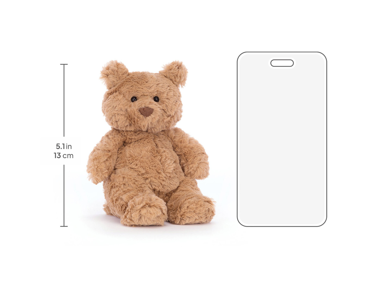 Bartholomew Bear Tiny - 16cm x 8cm x 6cm