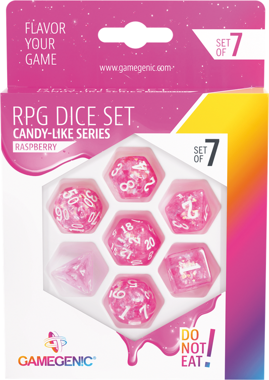 Candy - like Series - Rasberry - Set de 7 Dés