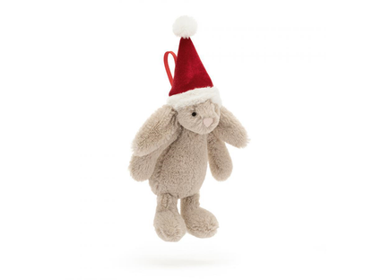 Bashful Christmas Bunny Decoration