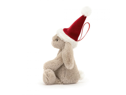 Bashful Christmas Bunny Decoration