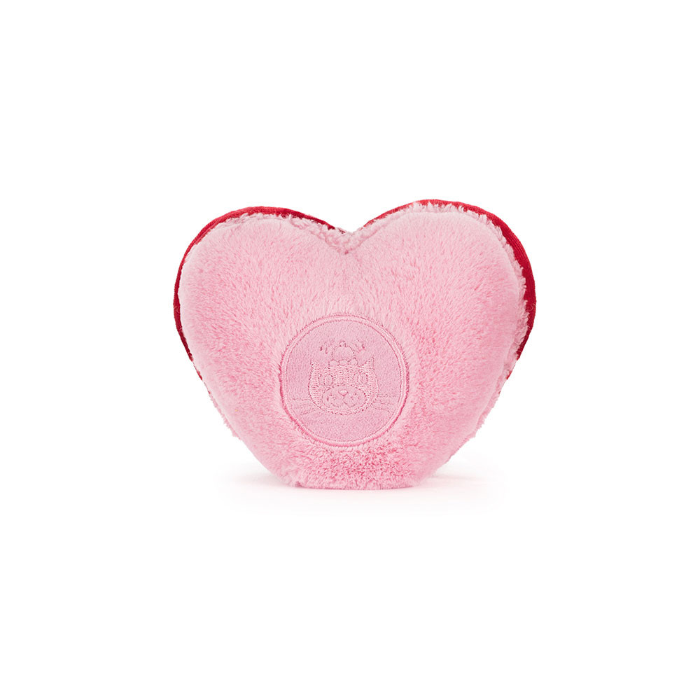 Amuseables Colette Heart Macaron (Pink) - 13cm x 12cm x 6cm