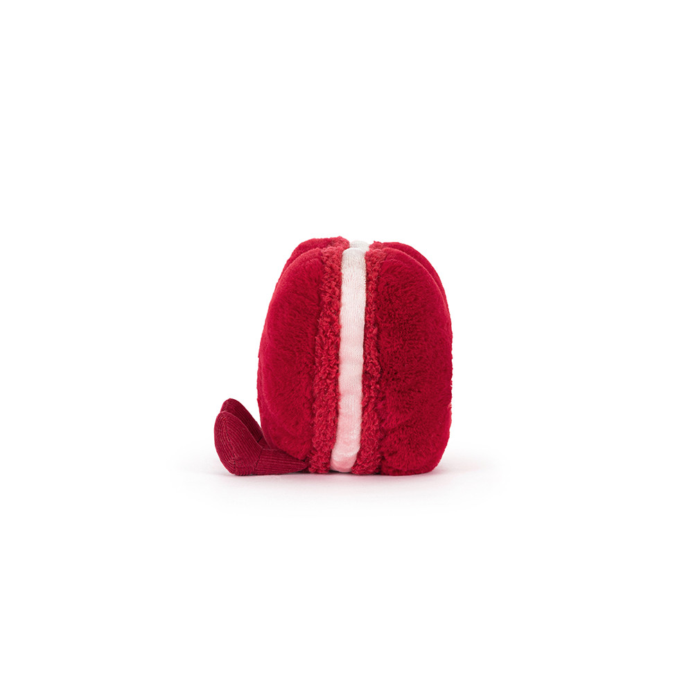 Amuseables Arlette Heart Macaron (Red) - 13cm x 12cm x 6cm