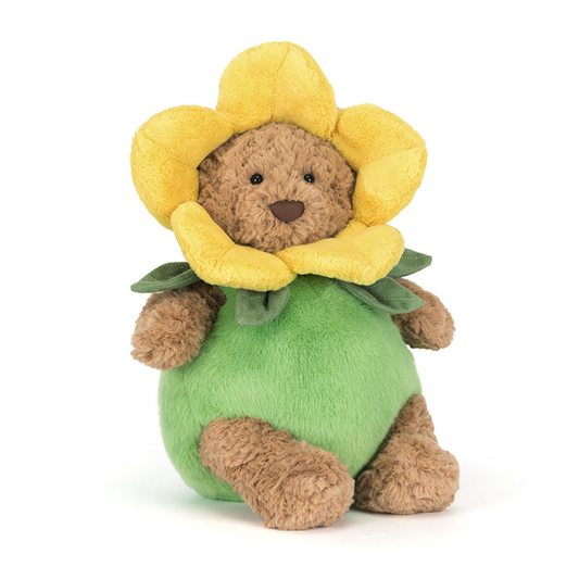 Bartholomew Bear Daffodil Outfit - 26cm x 15cm x 15cm