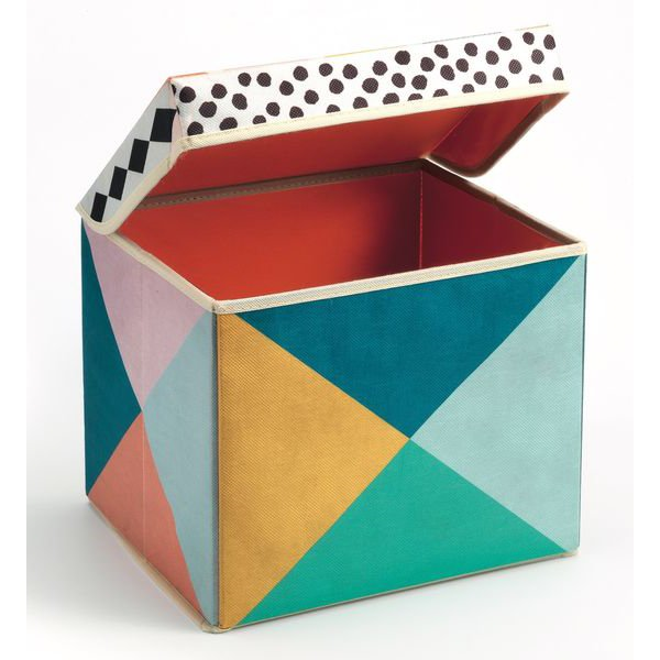 Coffre à jouets siège – Multicolore