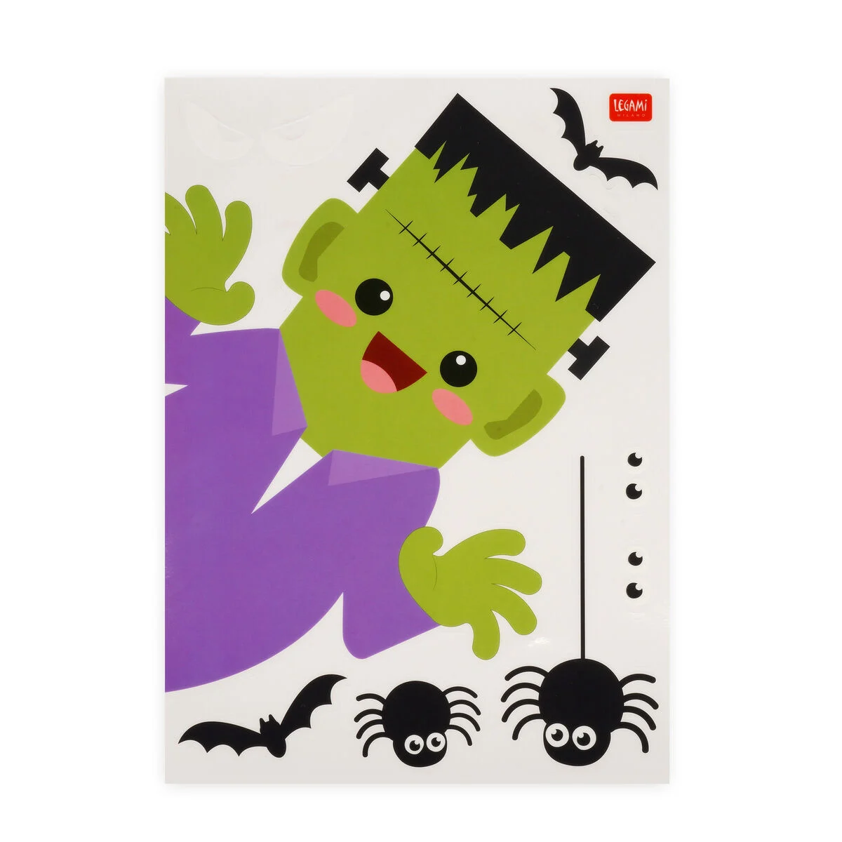35 AUTOCOLLANTS ÉLECTROSTAT. - WINDO- WOW - HALLOWEEN