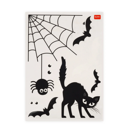 35 AUTOCOLLANTS ÉLECTROSTAT. - WINDO- WOW - HALLOWEEN