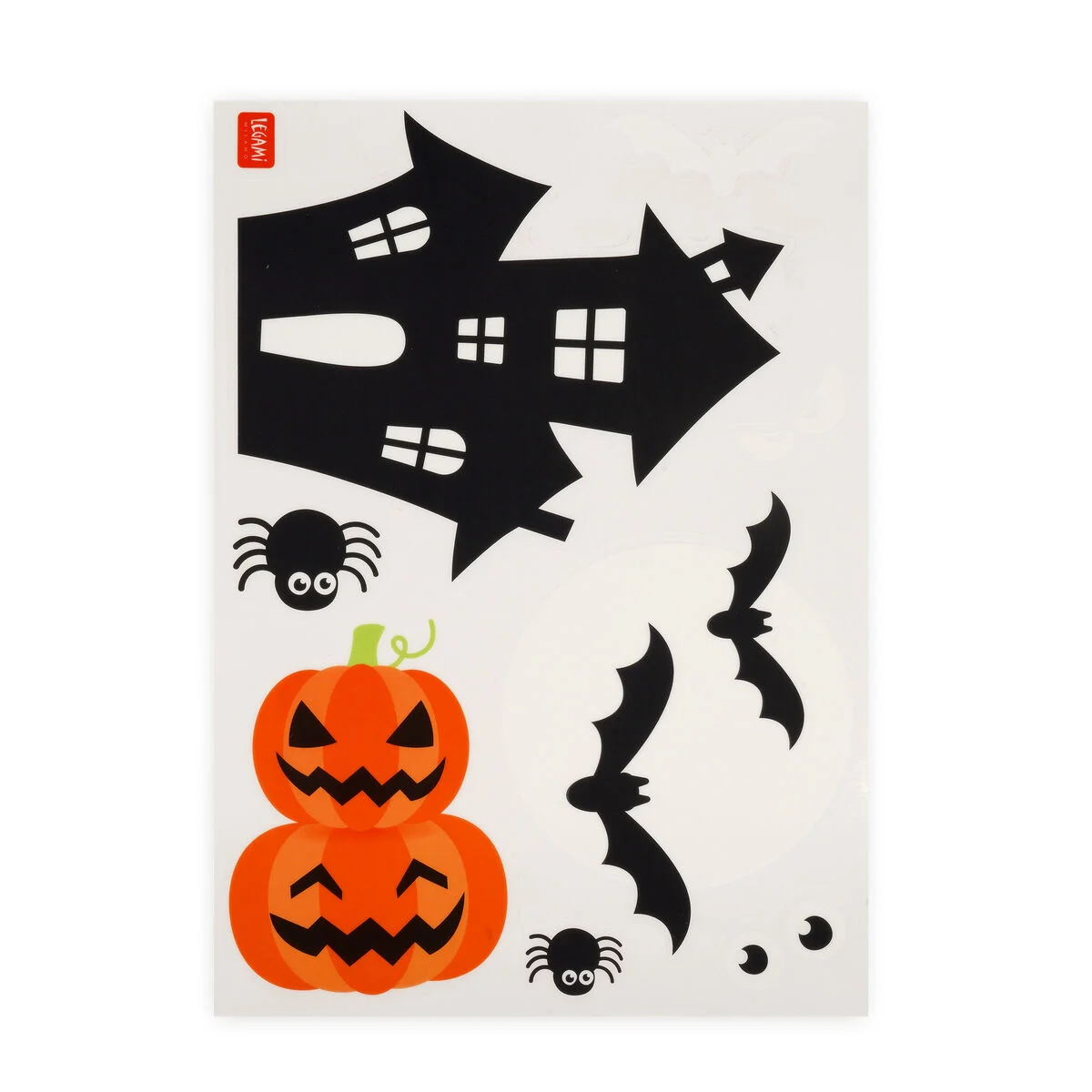 35 AUTOCOLLANTS ÉLECTROSTAT. - WINDO- WOW - HALLOWEEN